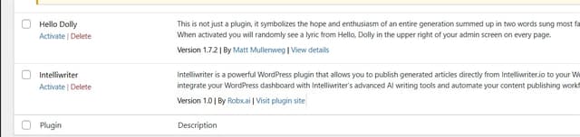 Step 3 : Activate the plugin