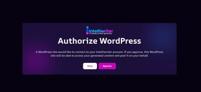 Step 6 : Approve the connection request